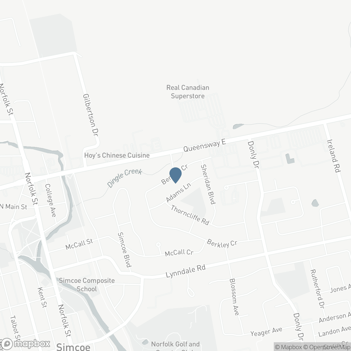 99 BERKLEY Crescent, Simcoe, Ontario N3Y 4N1